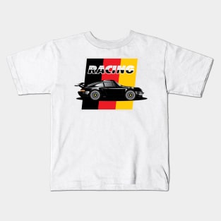 Racing - German Cup - Black Kids T-Shirt